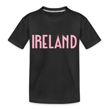 Ireland - Kids' Premium Organic T-Shirt - black - Front