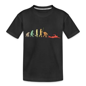 Nageurs Sports nautiques - T-shirt bio Premium Enfant - noir - Devant