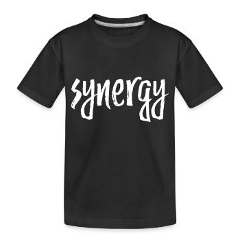 Synergie - T-shirt bio Premium Enfant - noir - Devant