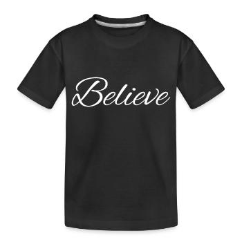 Believe in your self - T-shirt bio Premium Enfant - noir - Devant