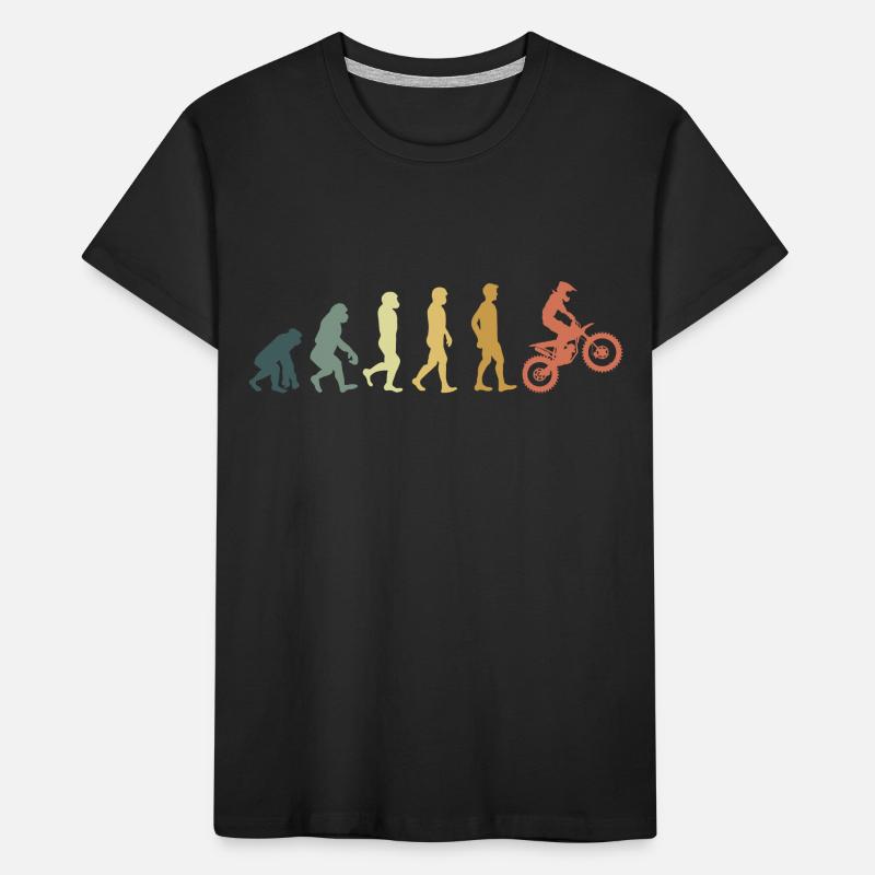 Evolution motocross T-shirt bio Premium Enfant