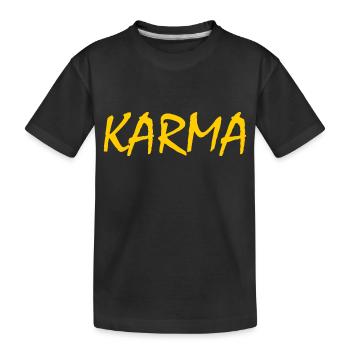 Karma - T-shirt bio Premium Enfant - noir - Devant