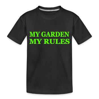 Jardin - T-shirt bio Premium Enfant - noir - Devant