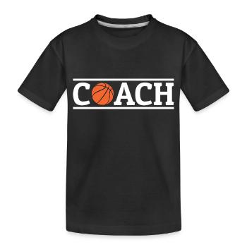 Basket-ball - T-shirt bio Premium Enfant - noir - Devant