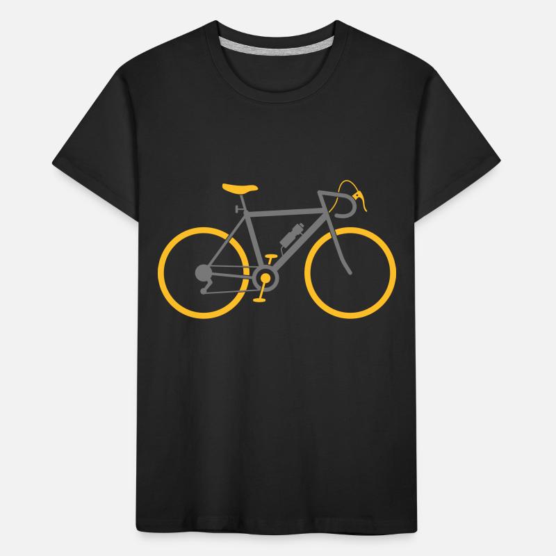 Un vélo de route rapide T-shirt bio Premium Enfant