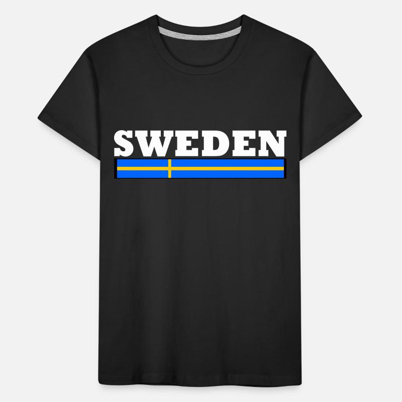 Drapeau suède T-shirt bio Premium Enfant