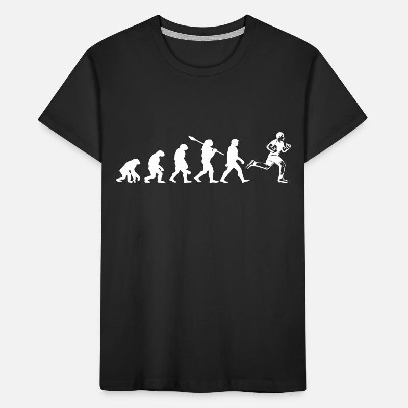 Evolution Rugby Player Rugby Gift Kids' Premium Organic T-Shirt