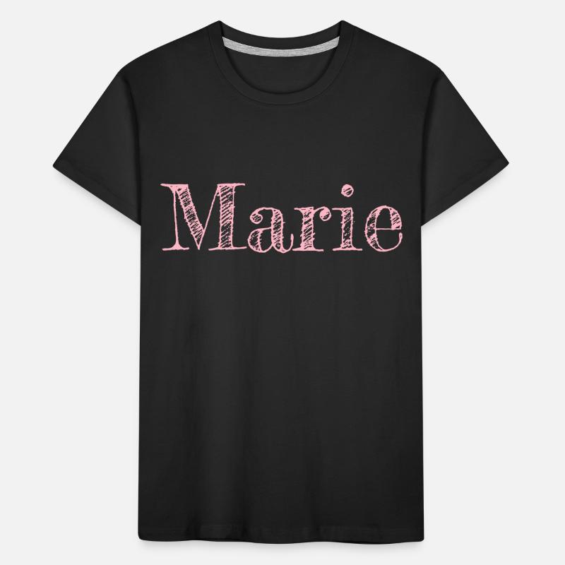 Name Marie Hübsch Rosa Kinder Premium Bio T-Shirt