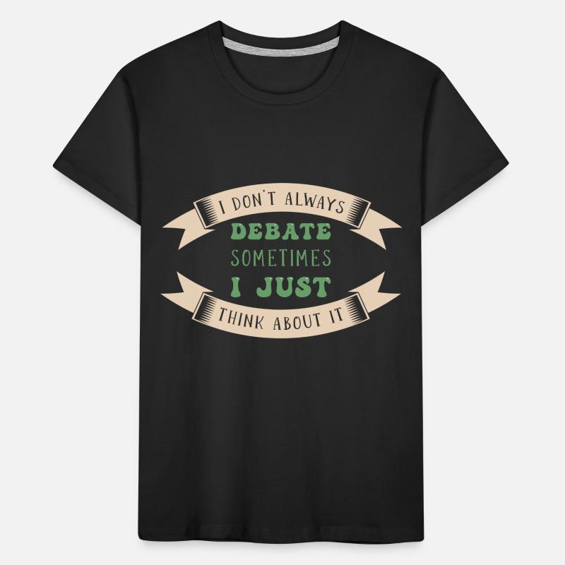 Debating Debate Arguing Kids' Premium Organic T-Shirt