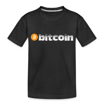 Bitcoin - T-shirt bio Premium Enfant - noir - Devant