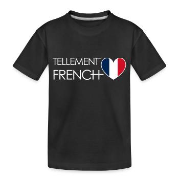 Tellement French - T-shirt bio Premium Enfant - noir - Devant