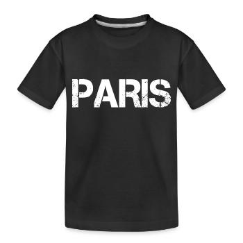 Paris - T-shirt bio Premium Enfant - noir - Devant