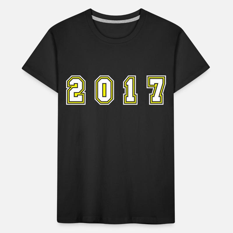 2017 Year Number Kids' Premium Organic T-Shirt