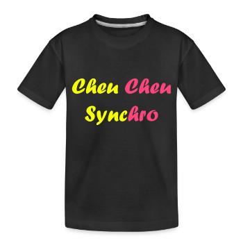 cheu cheu - T-shirt bio Premium Enfant - noir - Devant