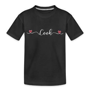 Cuire - T-shirt bio Premium Enfant - noir - Devant