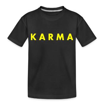 Karma - T-shirt bio Premium Enfant - noir - Devant