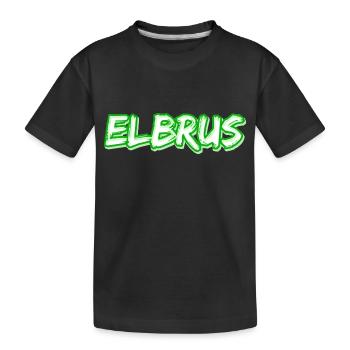 Trekking Elbrouz - T-shirt bio Premium Enfant - noir - Devant