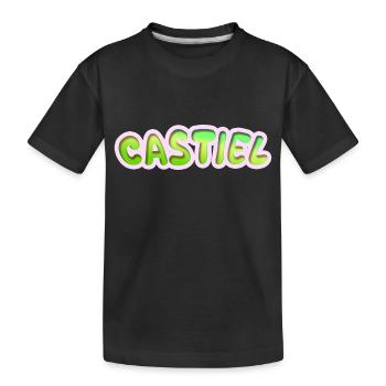 Castiel comme métier - T-shirt bio Premium Enfant - noir - Devant