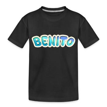 Benito comme métier - T-shirt bio Premium Enfant - noir - Devant