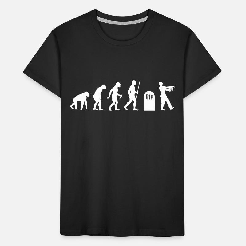 Zombie Evolution Zombi Kinder Premium Bio T-Shirt