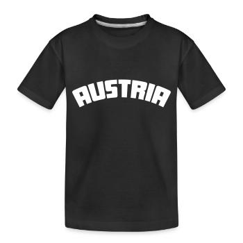 Autriche - T-shirt bio Premium Enfant - noir - Devant
