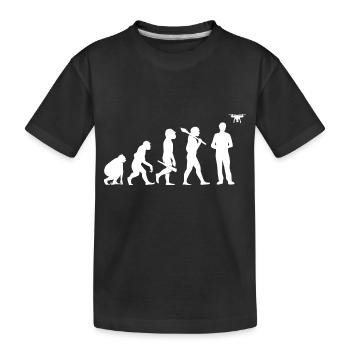 Drone - T-shirt bio Premium Enfant - noir - Devant