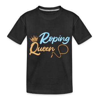 Équipe de corde - T-shirt bio Premium Enfant - noir - Devant