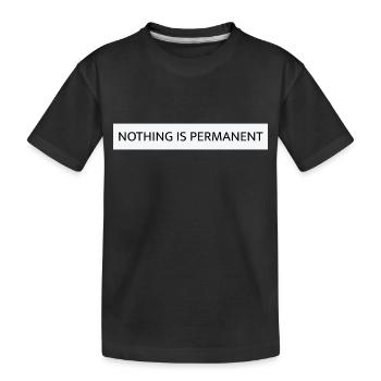 HoneyT - Kinder Premium Bio T-Shirt - Schwarz - Vorne