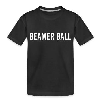 Boule de projecteur - T-shirt bio Premium Enfant - noir - Devant