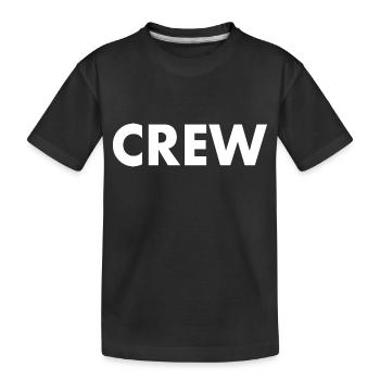 Crew - T-shirt bio Premium Enfant - noir - Devant