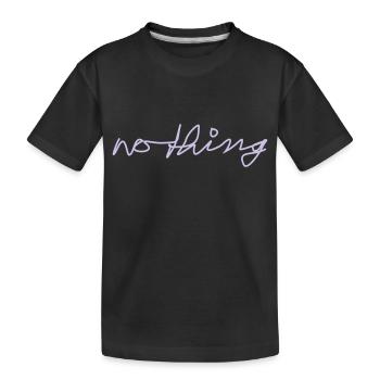 rien Nihiliste Râleur Râleur - T-shirt bio Premium Enfant - noir - Devant