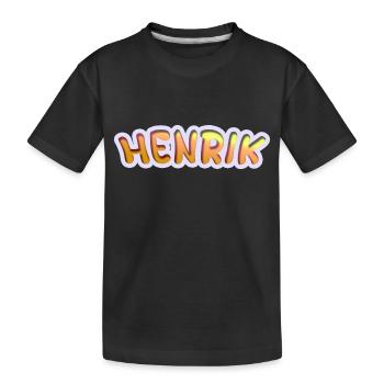 Henrik - Kinder Premium Bio T-Shirt - Schwarz - Vorne