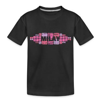 Milay als Mutti - Kinder Premium Bio T-Shirt - Schwarz - Vorne