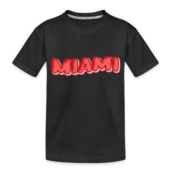 Vacances Miami - T-shirt bio Premium Enfant - noir - Devant