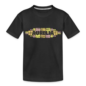 Mutti Aurelia - Kinder Premium Bio T-Shirt - Schwarz - Vorne