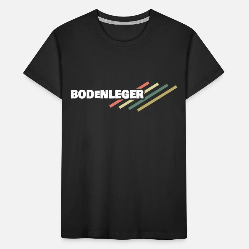 Arbeitsplatz Bodenleger Kinder Premium Bio T-Shirt