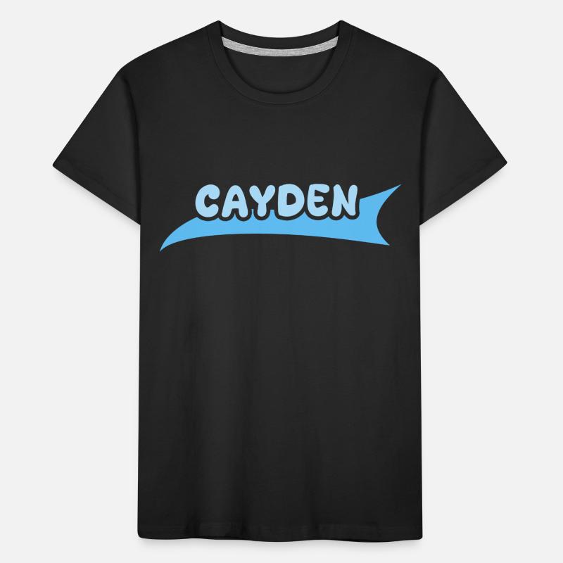 Cayden as a given name Kids' Premium Organic T-Shirt