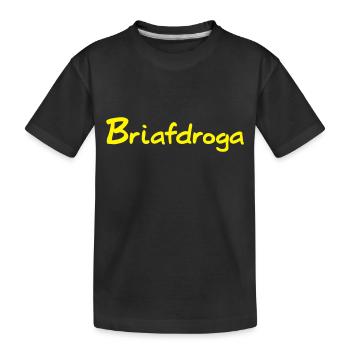 Briefträger Post Österreich - Kinder Premium Bio T-Shirt - Schwarz - Vorne