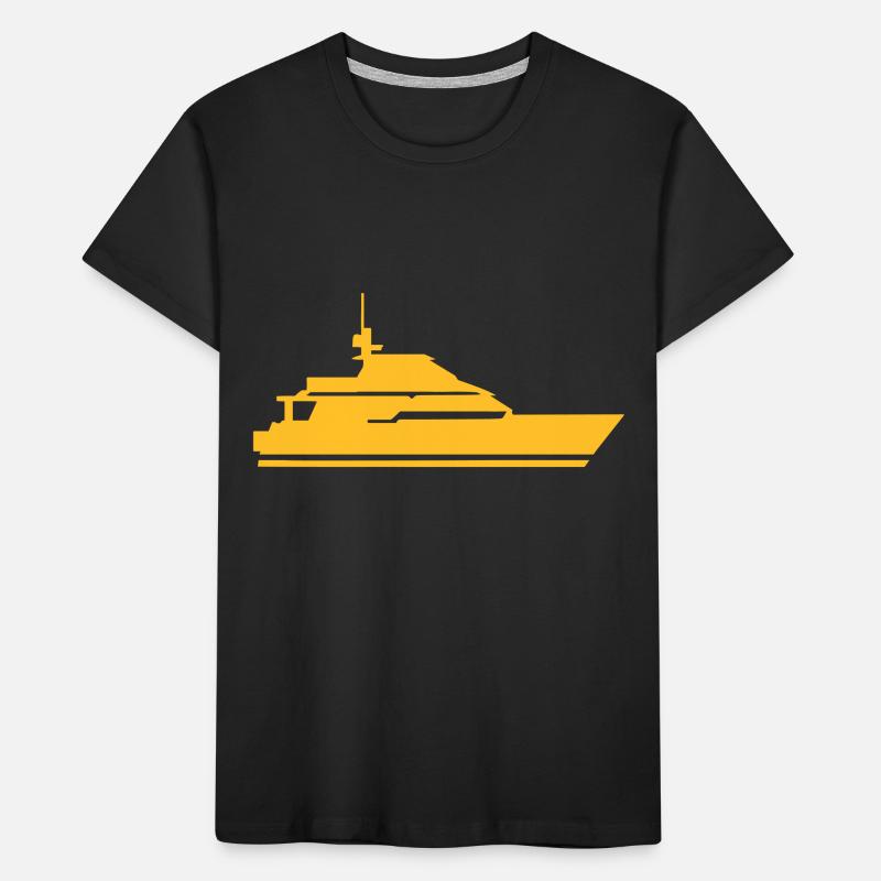 Boot - Schiff Kinder Premium Bio T-Shirt