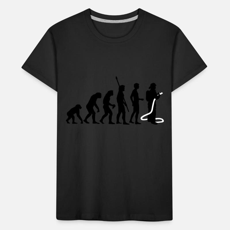 evolution_feuerwehr_b_2c Kids' Premium Organic T-Shirt