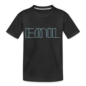 Emil - Kinder Premium Bio T-Shirt - Schwarz - Vorne