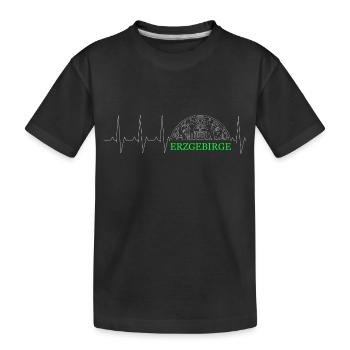 Erzgebirge - Kinder Premium Bio T-Shirt - Schwarz - Vorne