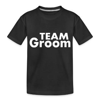 Team groom - T-shirt bio Premium Enfant - noir - Devant