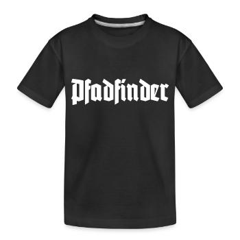 Pfadfinder - Jugend Gruppe - Gemeinschaft - Natur - Kinder Premium Bio T-Shirt - Schwarz - Vorne