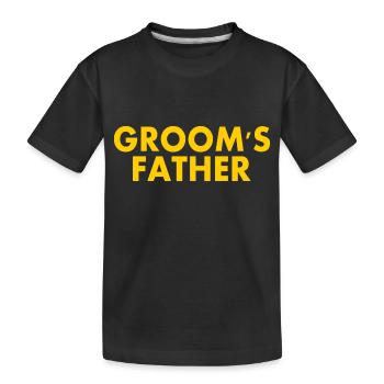 Grooms father - T-shirt bio Premium Enfant - noir - Devant