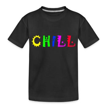 Chill - T-shirt bio Premium Enfant - noir - Devant