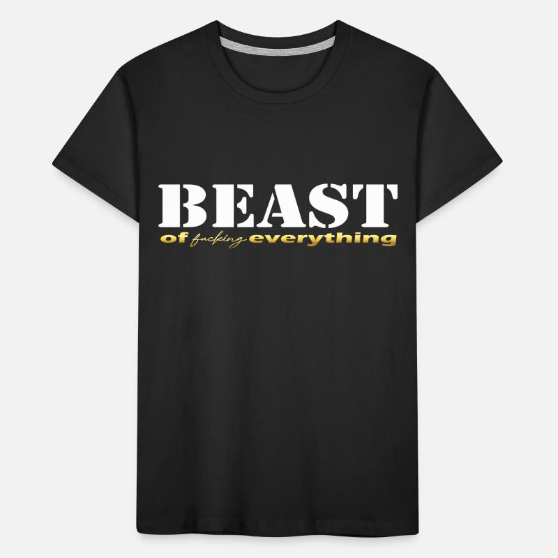 Beast everything white Kids' Premium Organic T-Shirt