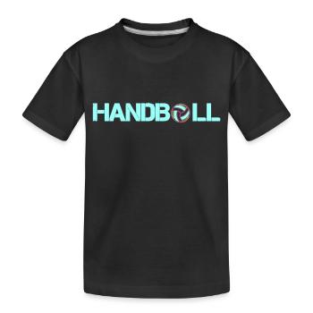 handball - T-shirt bio Premium Enfant - noir - Devant