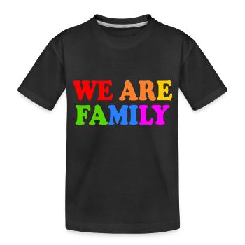 We are family - T-shirt bio Premium Enfant - noir - Devant