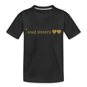 Freunde - âmes sœurs - T-shirt bio Premium Enfant - noir - Devant
